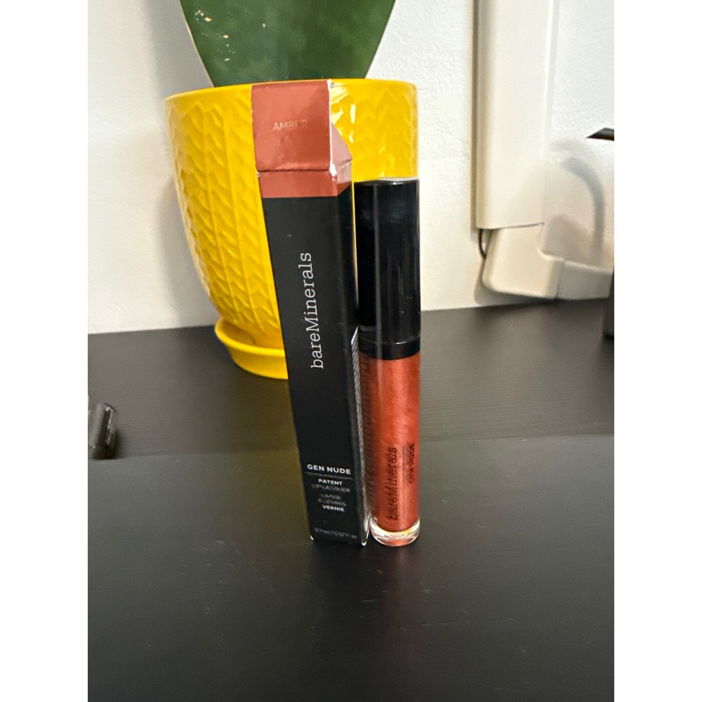 bareMinerals Gen Nude Patent Lip Lacquer‎ Amber new in box